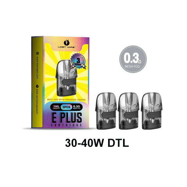 Lost Vape E-Plus Cartridge for Thelema Elite 40 Kit / Thelema Elite Ar
