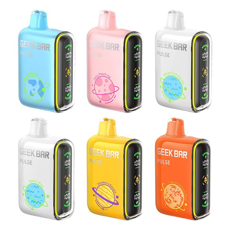 Geek Bar Pulse Vape 15000 Puffs disposable new Geek Bar Pulse Vape 15000 Puffs disposable new