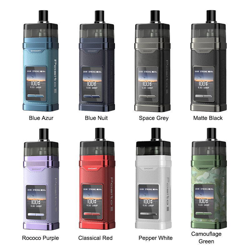 Smoant Pasito III Pod Mod Kit 2800mAh 7ml (Max 100W) new