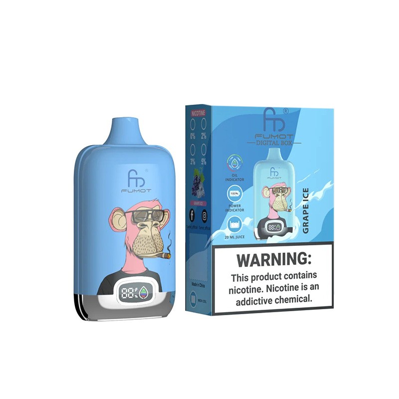RandM Digital Box 12000puff Fumot 20ml Disposable RandM Digital Box 12000puff Fumot 20ml Disposable