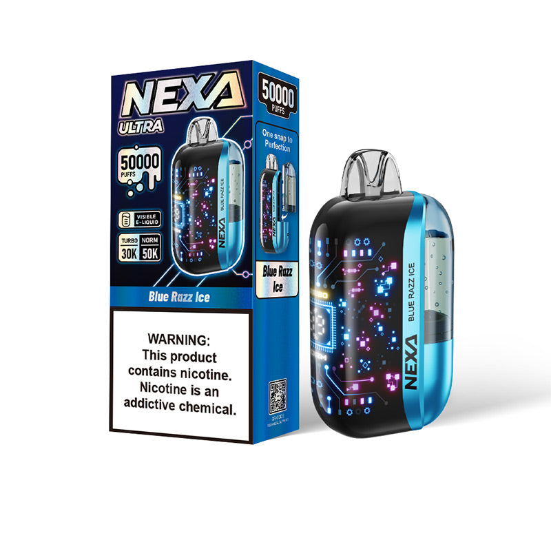 Nexa Ultra 50K Puffs Disposable Vape Kit 800mAh 20ml (Norm: 50K; Turbo: 30K)