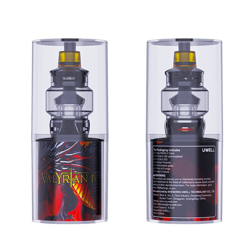 Uwell Valyrian 4 Sub Ohm Tank 8.5ml (32mm) new