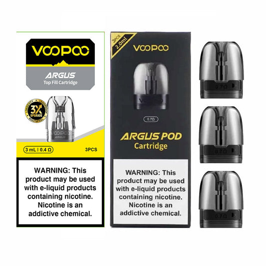 VOOPOO Argus Pod  Argus P1  Argus Z  Argus G  Argus Pod SE  Argus P1s  Argus P2  Argus G2 Pod Cartridge 2ml  3ml (3pcspack)