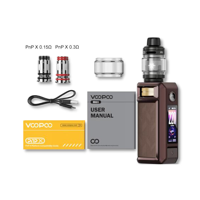 VOOPOO Drag 6 Mod Kit with Uforce-X Tank II 4400mAh 5ml (Max 220W) newest