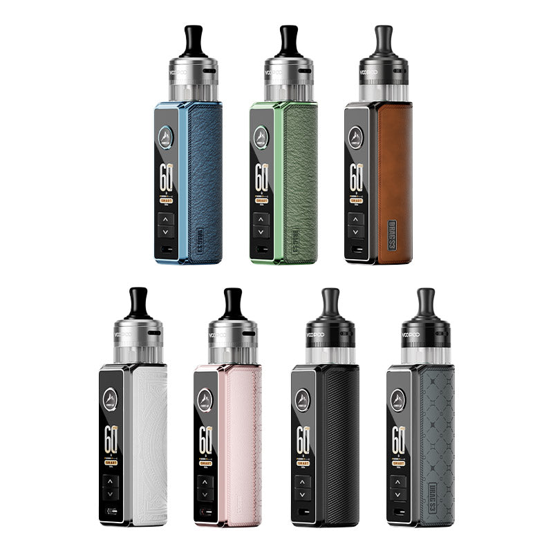 Voopoo Drag S3 60W Box Mod Kit with PnP X Cartridge MTL Pod 3000mAh 5ml