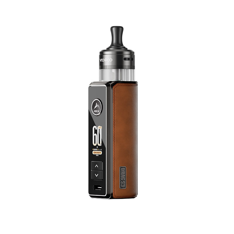 Voopoo Drag S3 60W Box Mod Kit with PnP X Cartridge MTL Pod 3000mAh 5ml