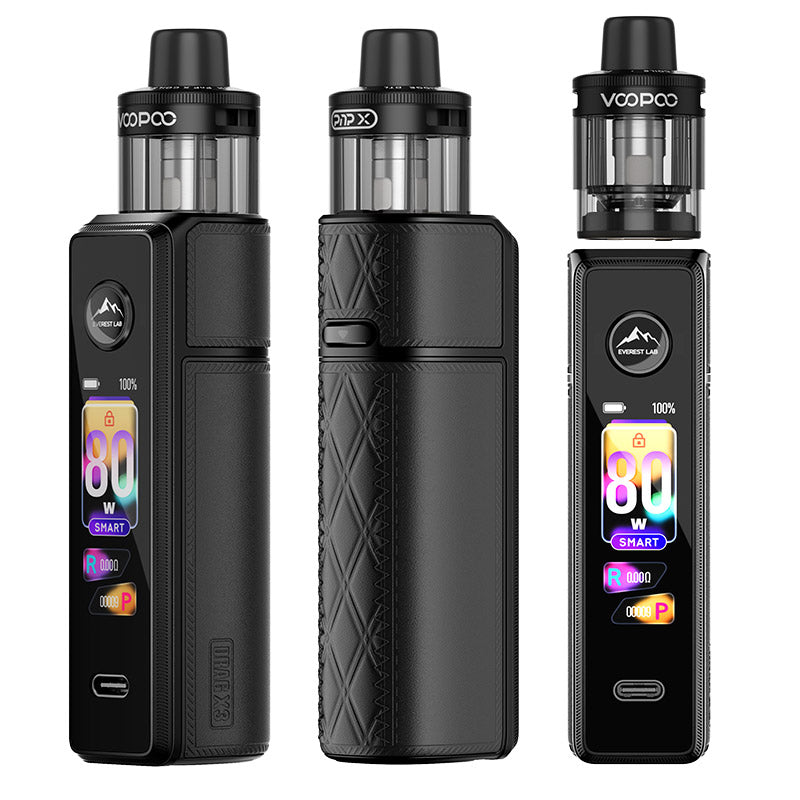 Voopoo Drag X3 80W Box Mod Kit with PnP X Cartridge DTL Pod 5ml new Voopoo Drag X3 80W Box Mod Kit with PnP X Cartridge DTL Pod 5ml new