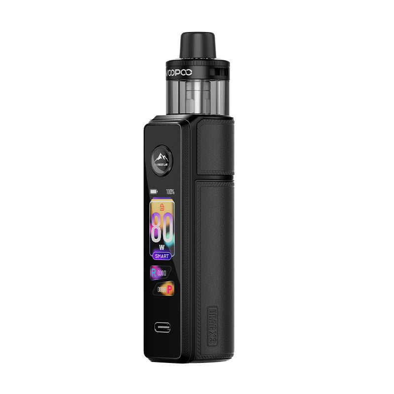 Voopoo Drag X3 80W Box Mod Kit with PnP X Cartridge DTL Pod 5ml new Voopoo Drag X3 80W Box Mod Kit with PnP X Cartridge DTL Pod 5ml new