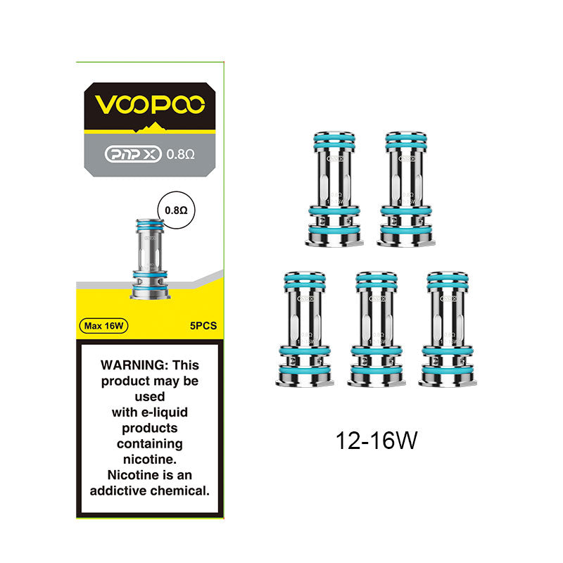 Voopoo PnP X Replacement Coil for Argus Pro 2 Kit / Drag 5 Kit/Drag 6 Kit / Uforce-X Tank /Uforce-X Tank II / Doric 60 Pro / Drag S2/Drag S3/ Drag X2 /Drag X3/ Vinci Spark100 Kit/ UFORCE-X Nano Tank /Vinci E120 Kit (5pcs/pack)